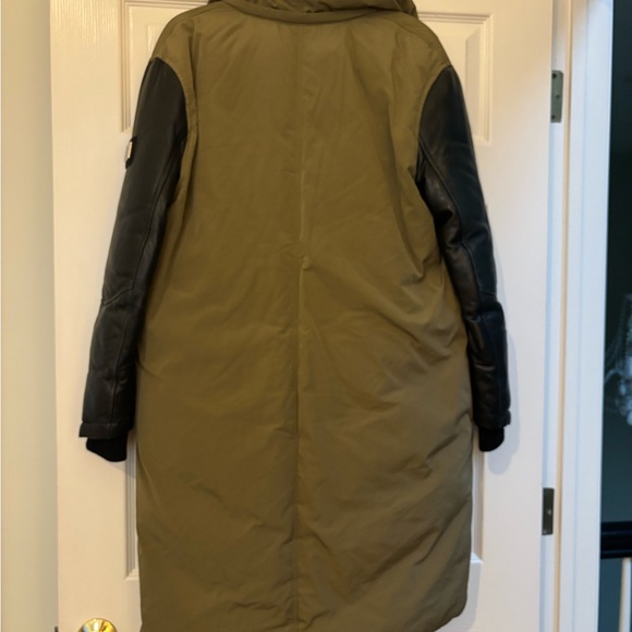 Lamarque Olive and Black Puffer Jacket - Picture 5 of 5